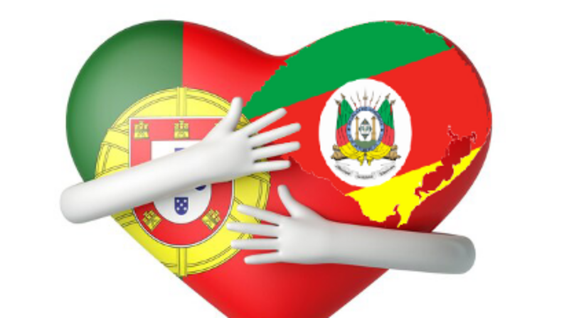 A comunidade Portuguesa junto com o RS
