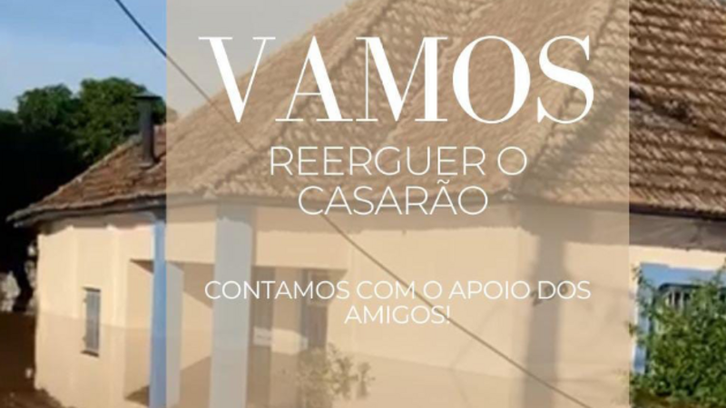 Ajuda para reconstruir o casarão