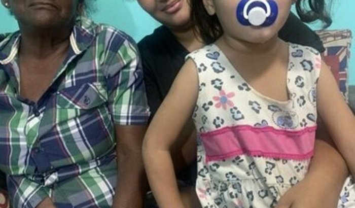 Família Chaves afetados pela Enchente do RS