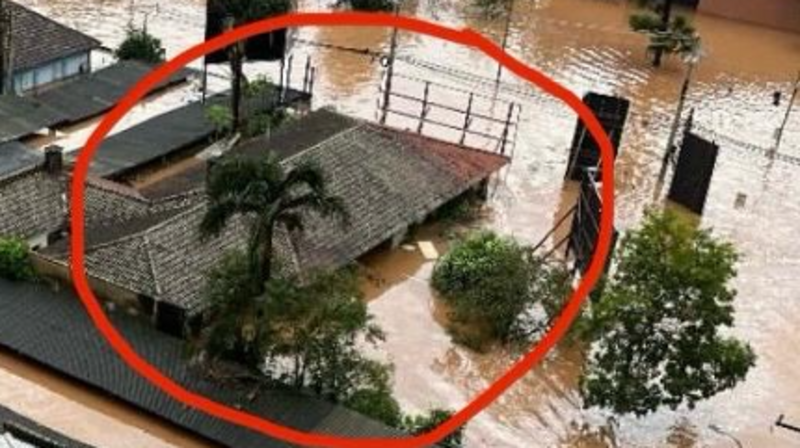 SOS enchente - casa da família Gerhardt