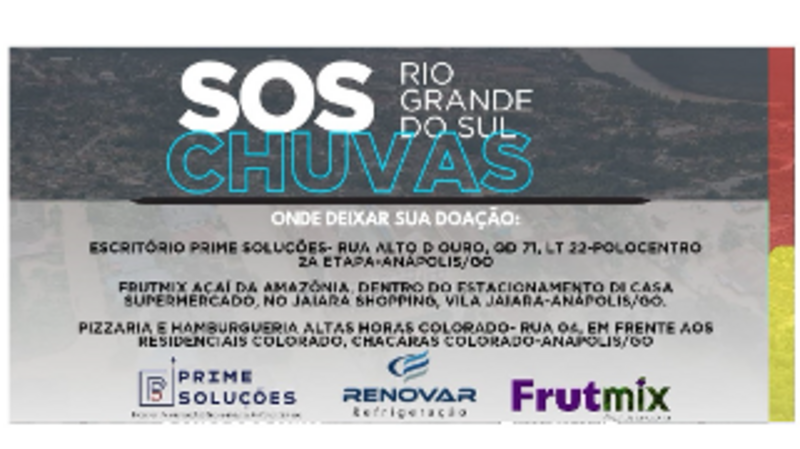 SOS Chuvas no Rio Grande do SUL
