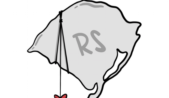 Anjos unidos pelo Rio Grande do Sul