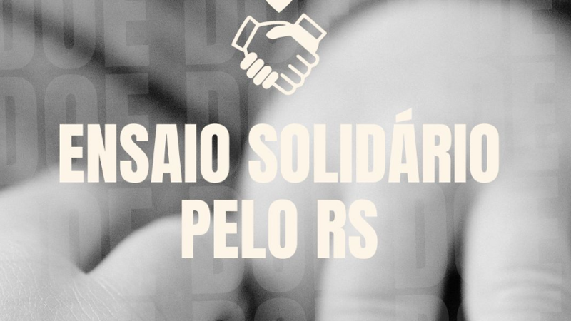 Ensaio Fotográfico Solidário para o RS