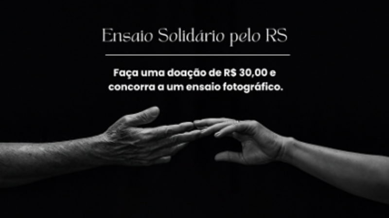 Ensaio Solidário - Ajuda ao RS - Andreza Girardelli