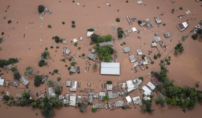 Vítimas da enchente do estado do Rio Grande do Sul