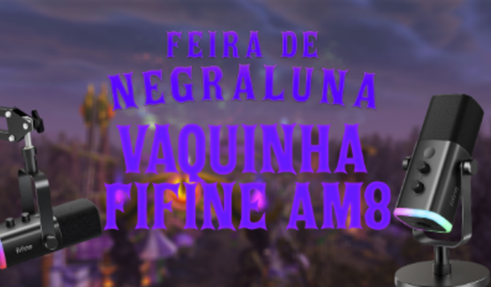 Microfone novo para continuar com o canal.