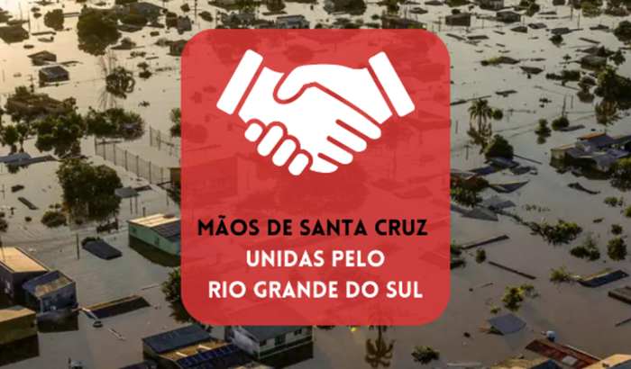 Mãos de Santa Cruz para o Rio Grande do Sul