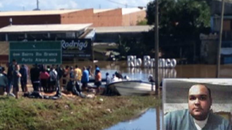 Casa do Antônio (Pituxão foi inundada com a enchente em Canos. Ajude a reconstruir 