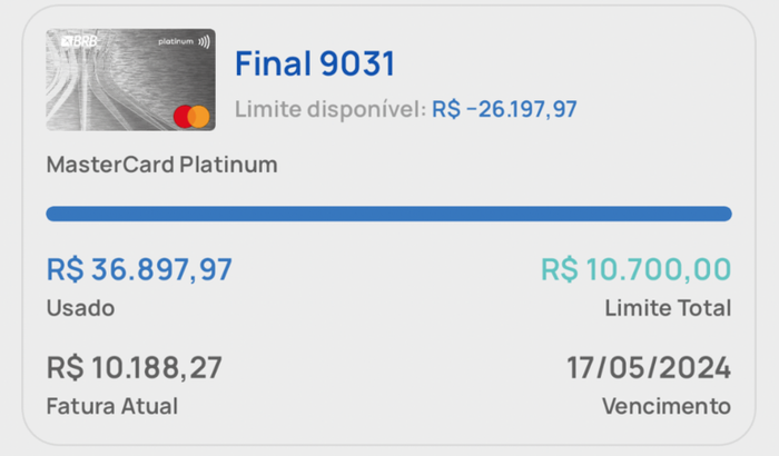 Ajude-nos a quitar divida do BANCO BRB