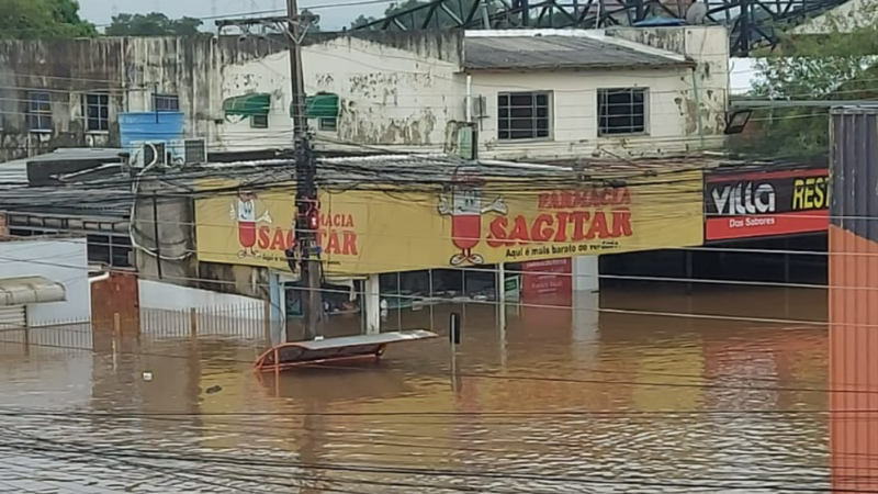 Enchente RS. Recomeço Drogaria Sagitar