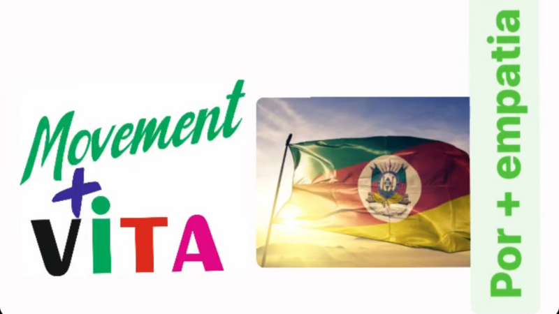 Movimento mais vida que em prol as famílias afetadas pela enchente no RS