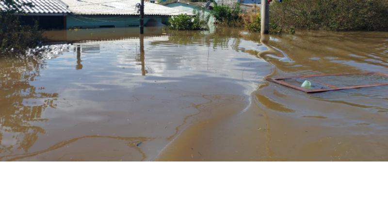 Minha família na enchente do RS