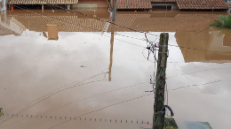 Recuperação de bens devido inundação em Canoas