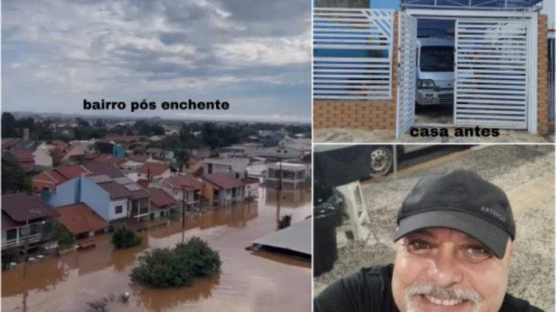 Apoie o conserto da casa do tio do cachorro quente- pós enchente de Canoas RS