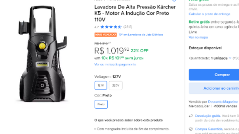 Enchente RS - Compra de lavadoras de alta pressão