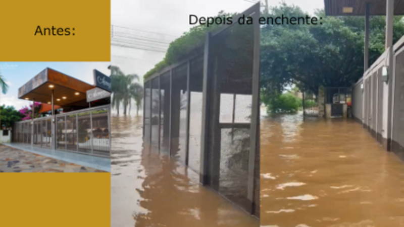 Ajuda Atmosfera de Ipanema enchente RS