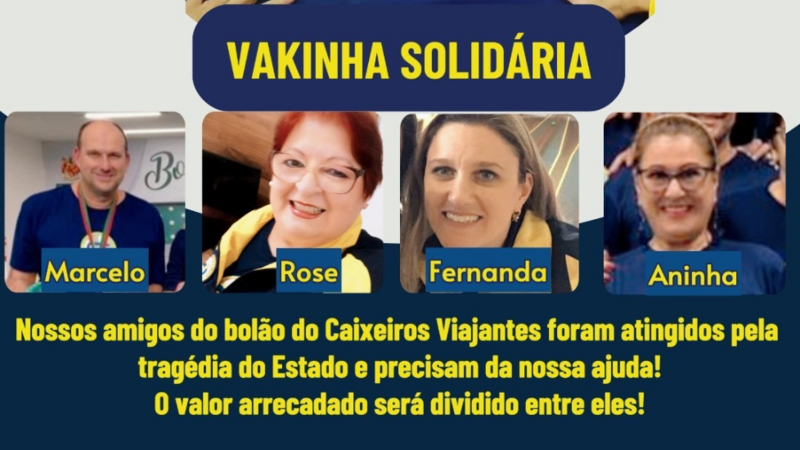 Juntos pelos amigos atingidos na enchente