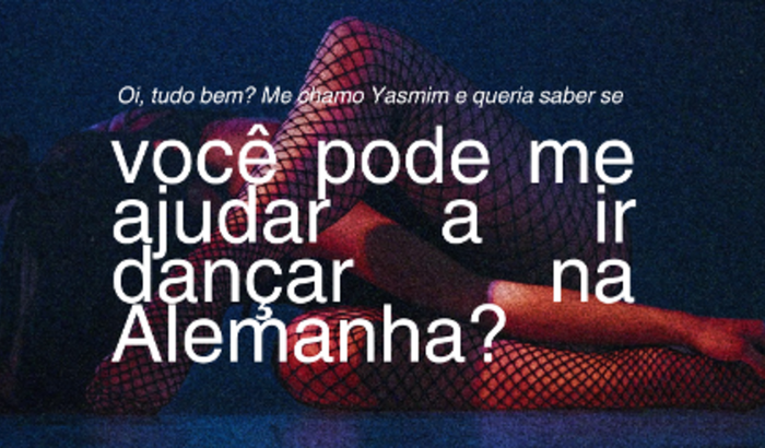 Ajude Yasmim a dançar na Alemanha