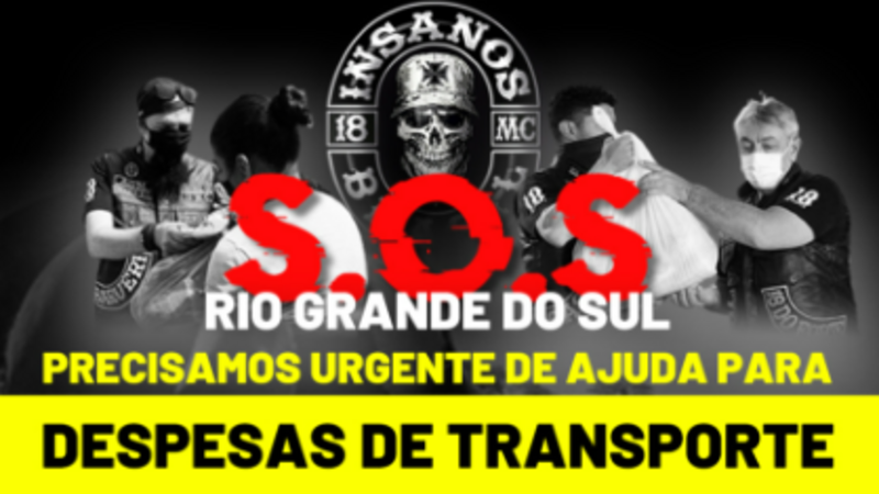 TRANSPORTE DOAÇÕES SOS RIO GRANDE DO SUL