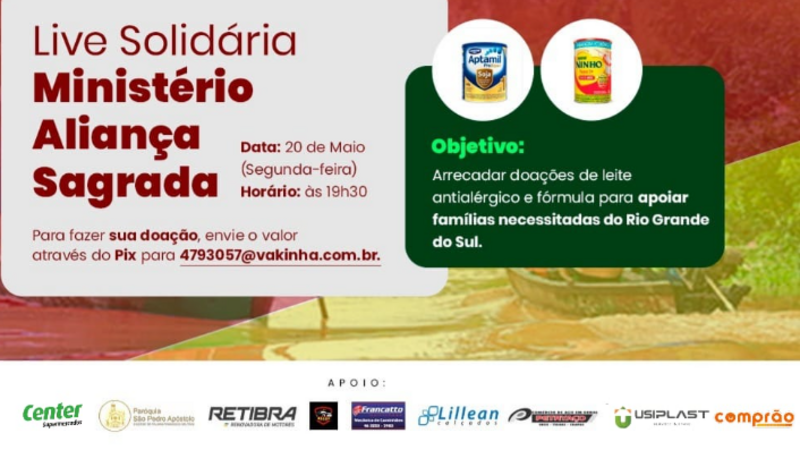 Campanha para compra de Leite para o Rio Grande do Sul