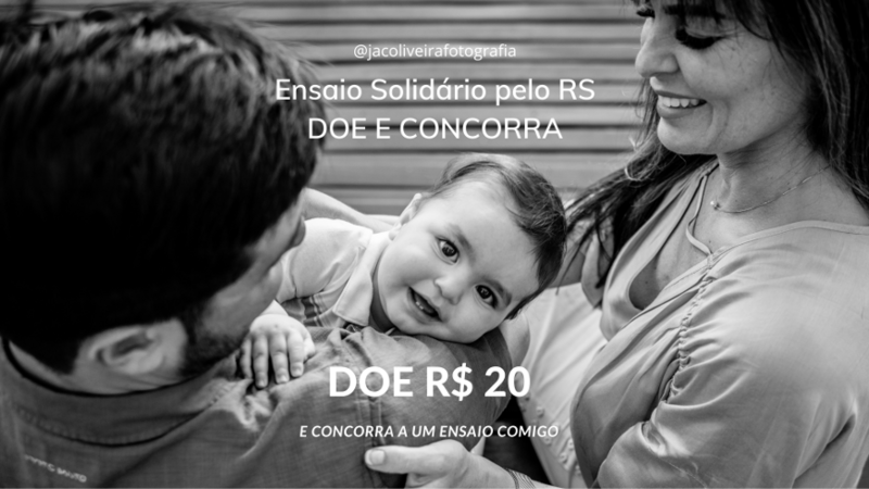 Ensaio solidário ao RS com Jac Oliveira