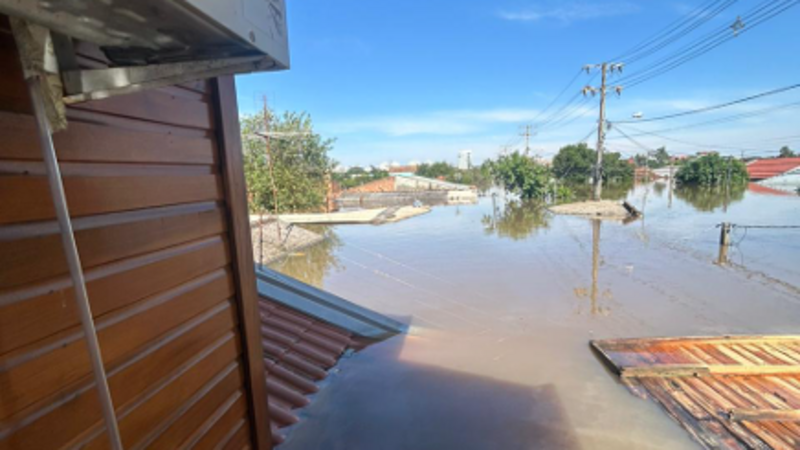 Enchente Canoas - Time Ipiranga - Funcionário Tiago Magnus