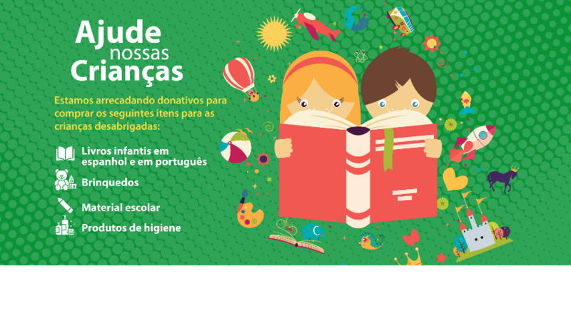 Ajuda para as crianças do RS