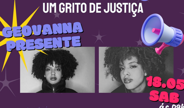 MANIFESTO HOMENAGEM - JUSTICA POR GEOVANNA