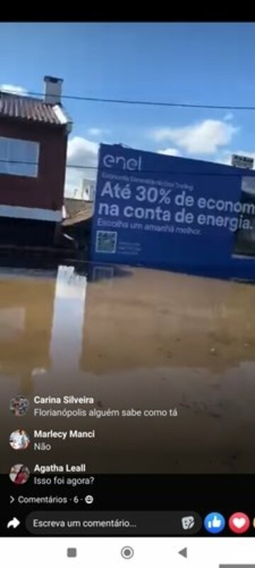 Enchente do RS, casa da minha mãe 