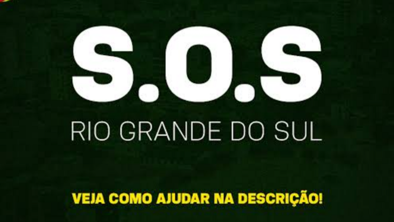 Custear o frete das doações que vão pro Rio Grande do Sul 