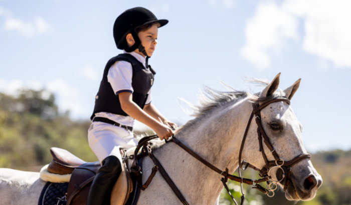 Cavaleiro João Augusto no Camp.  Brasileiro de Hipismo  