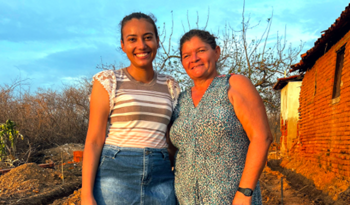 Você poderia nos ajudar a concluir a casa de Ruty e Ana Célia?