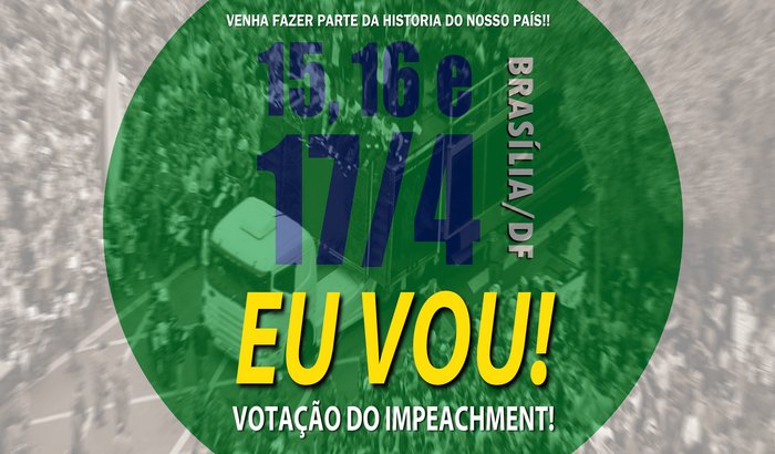 Comboio Campo Grande - Brasilia pelo Impeachment!
