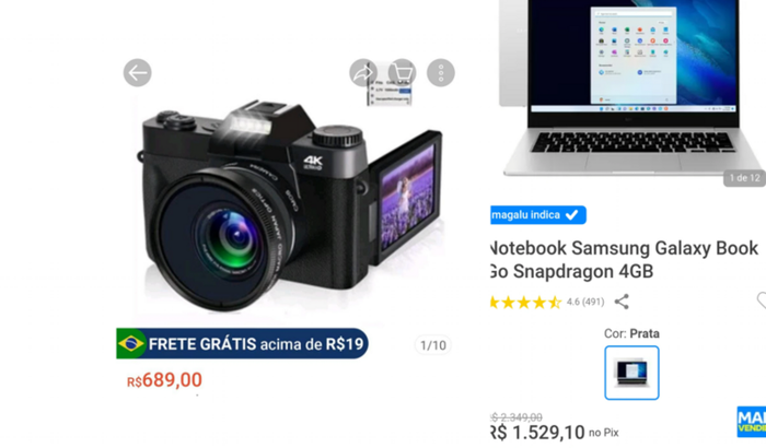 Me ajude a conquistar minha máquina fotográfica e notebook 