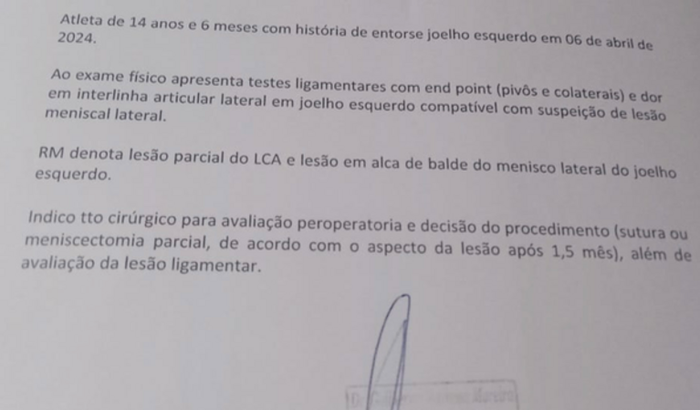 Ajude o Matheus a realizar a cirurgia de artroscopia do joelho. 