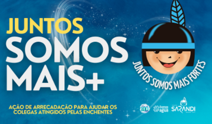 Funcionários e colegas atingidos pelas enchentes: JUNTOS SOMOS +
