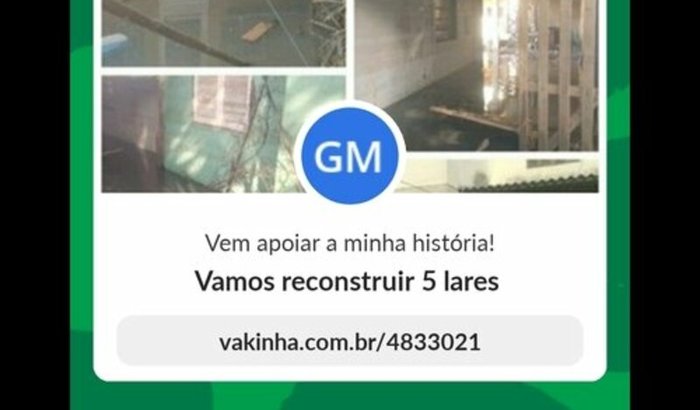Vamos reconstruir 5 lares em Canoas RS