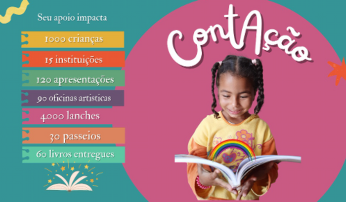 Projeto ContAção, literatura e arte nas comunidades!