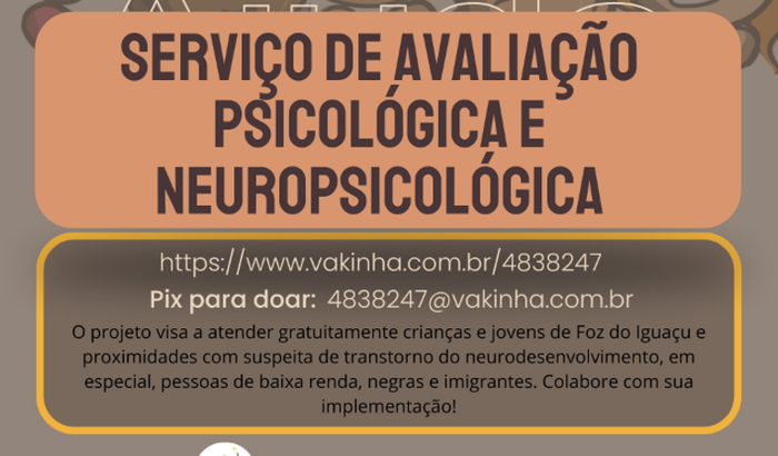 Implementação do Serviço Gratuito de Avaliação Psicológica e Neuropsicológica