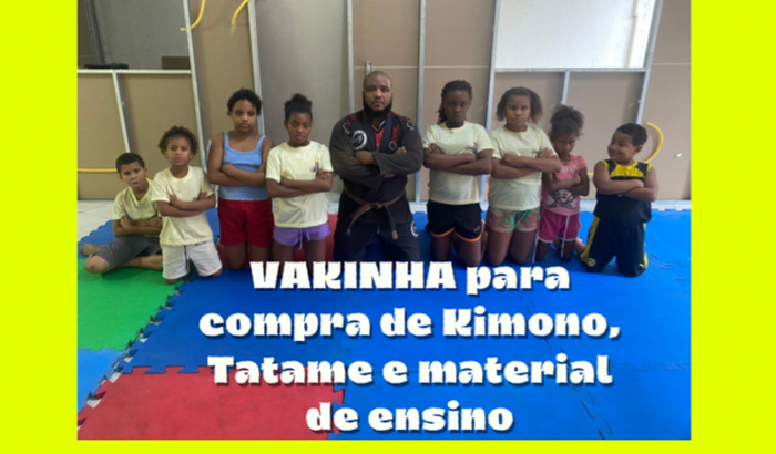 AJUDA PARA COMPRAR MATERIAL E KIMONOS PARA AS CRIANÇAS DO PROJETO