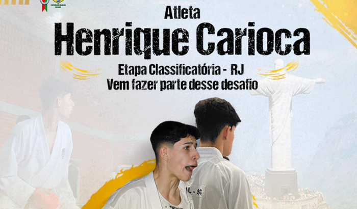 Ajude o atleta Henrique Carioca a realizar seu sonho