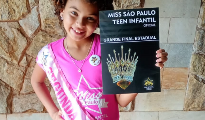 Princesa de Guarulhos na final do miss São Paulo