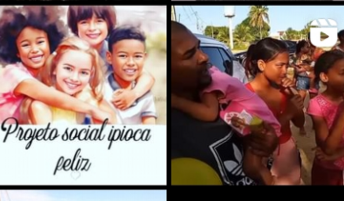 Ipioca feliz ação social a judeus um projeto onde vizamos a judar crianças e jovens a ser feliz por um dia