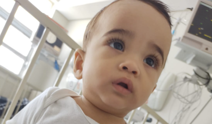 Day e seu filho Luan 9 meses