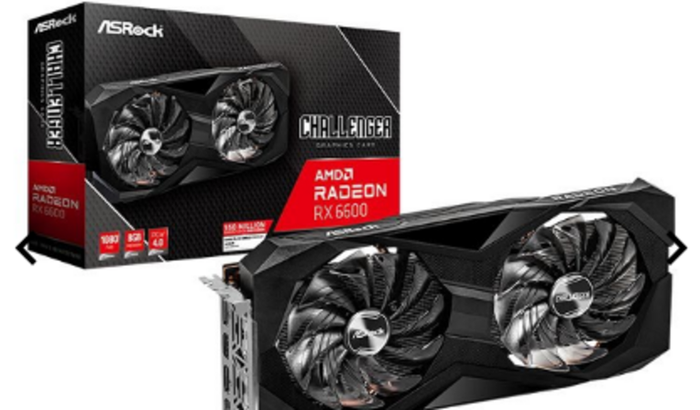 PLACA DE VÍDEO - RX 6600 CHALLENGER D 8GB