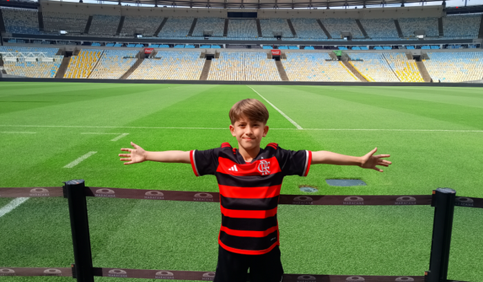 Realização do primeiro sonho, ir jogar futebol no RJ.