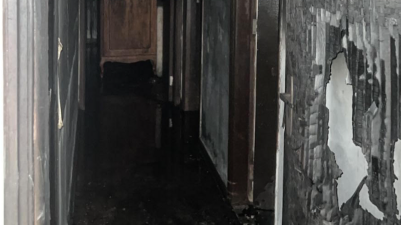 Incêndio na casa do seu Zé