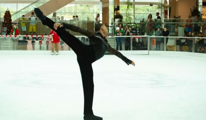 Todos em apoio ao atleta caio
