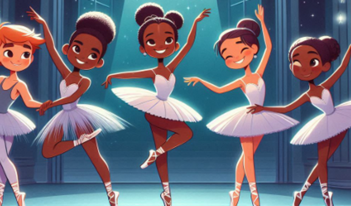 Apoie a Bailarina no Evento de Final de Ano