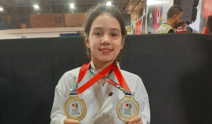 Ajude a Lara a representar o Brasil no Campeonato Mundial de Karatê no Japão